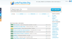 Desktop Screenshot of lankatopjobs.org